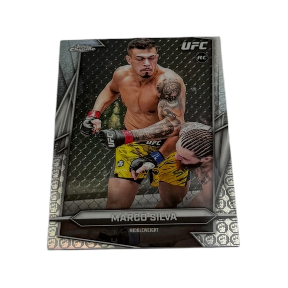 2024 Topps Chrome UFC Marco Silva Rookie‎ Card RC #156 Middleweight MMA Card